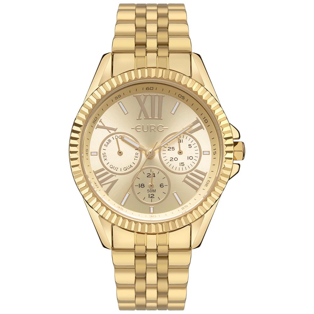 Relógio Euro Feminino Multiglow Dourado - EU6P29AIV/4D - 1