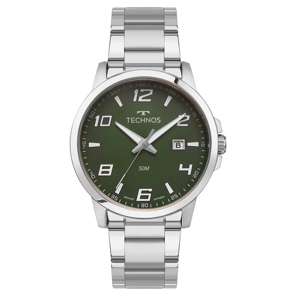 Relógio Technos Masculino Racer Prata - 2315LAT/1V - 1