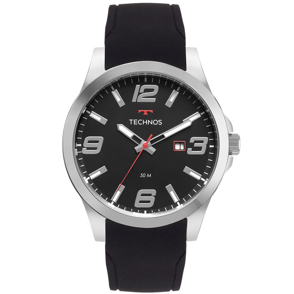 Relógio Technos Masculino Racer Prata - 2115TYW/2P - 1