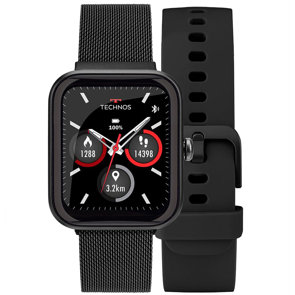 Smartwatch Technos Connect MAX Preto - TMAXAS/8P - 1