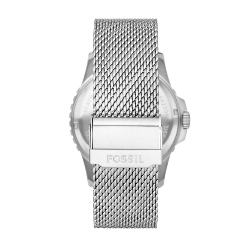 Relógio Fossil Masculino Prata - FS5948/1BN - 3