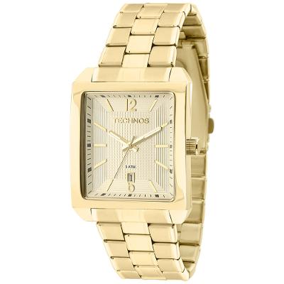 Relógio Technos Masculino Steel Dourado - 2115KOBS/1D