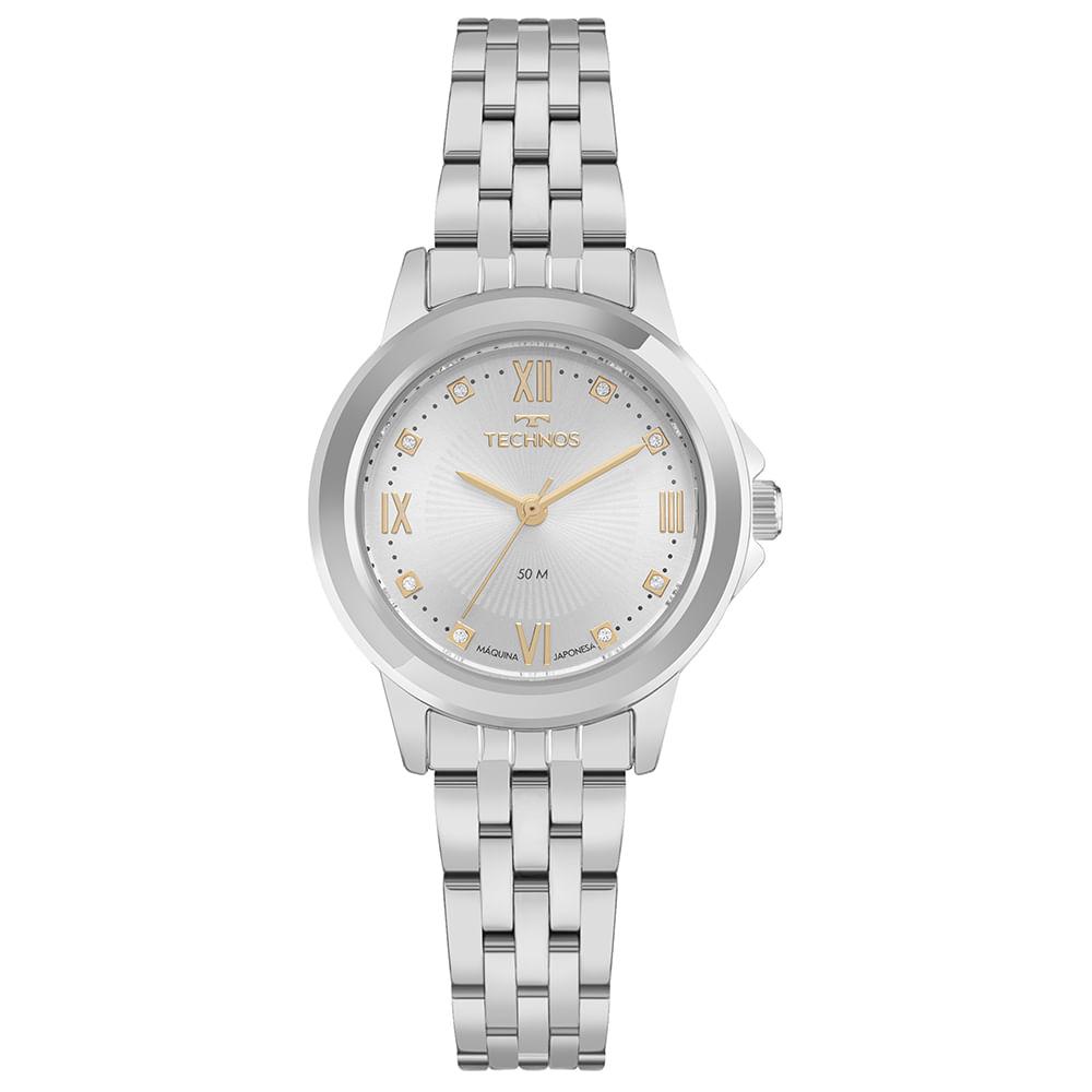 Relógio Technos Feminino Boutique Prata - 2036NBA/1K - 1