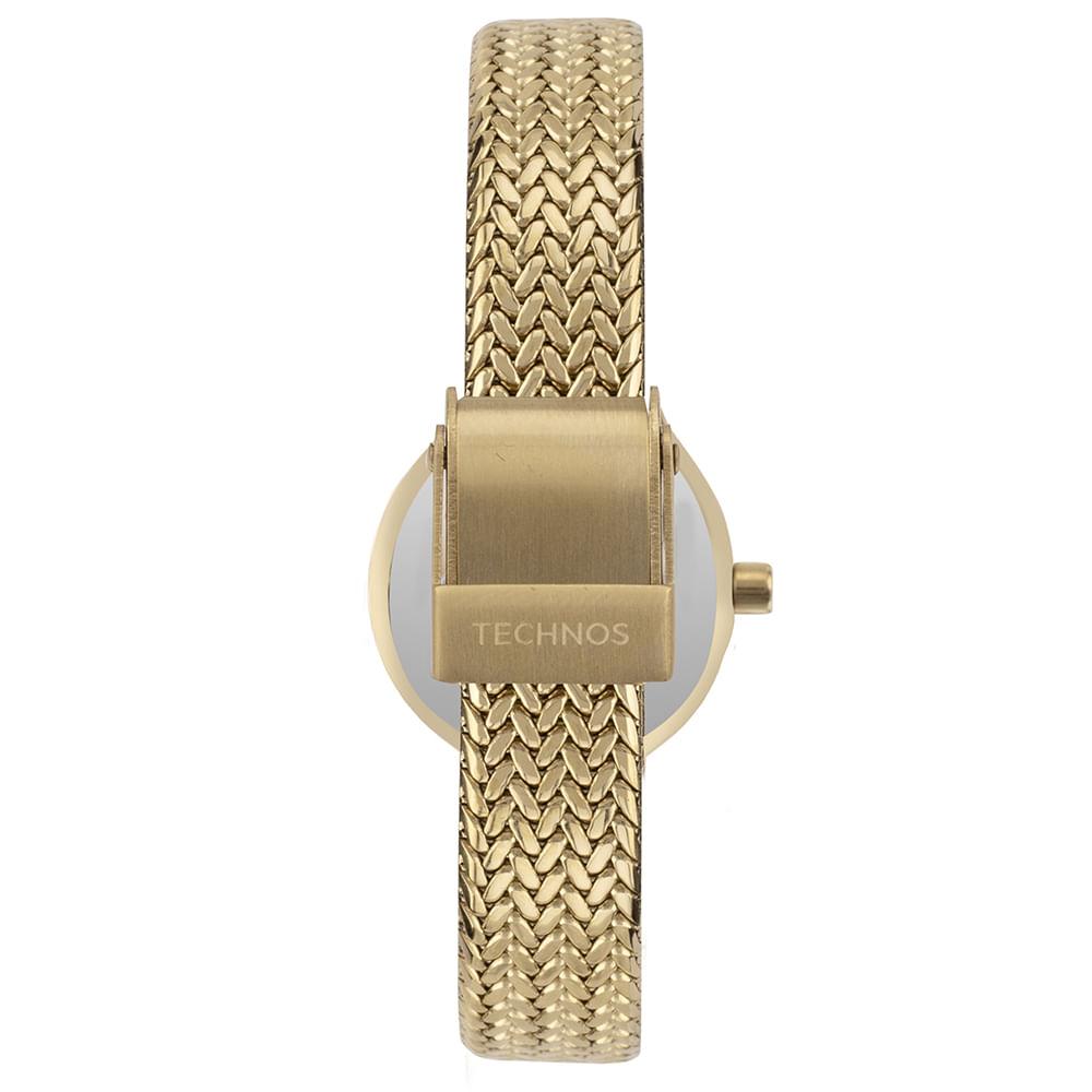 Relógio Technos Feminino Mini Dourado - GL32AU/1H - 3