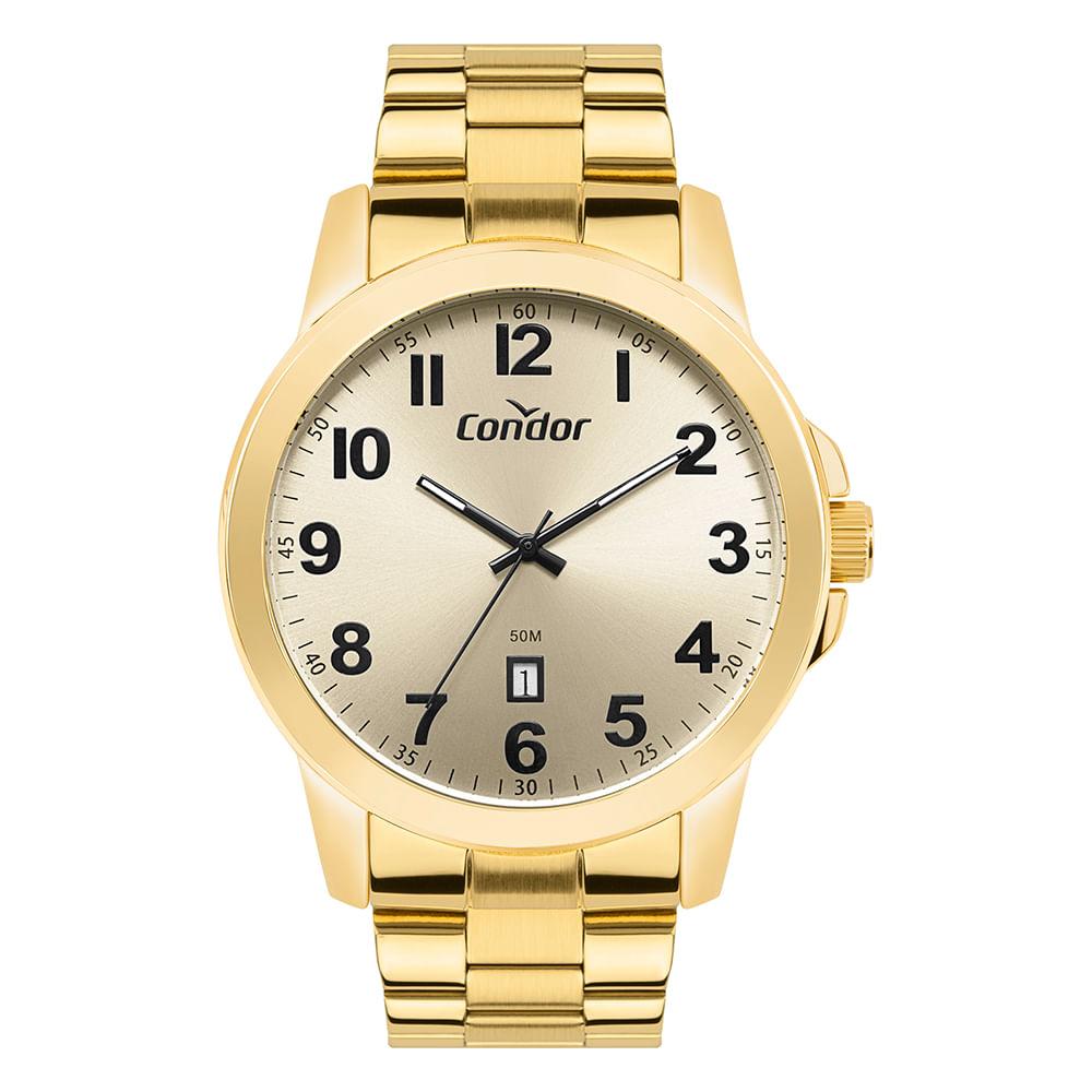 Kit Condor Masculino Dia A Dia Dourado - CO2115NAN/K4X - 4