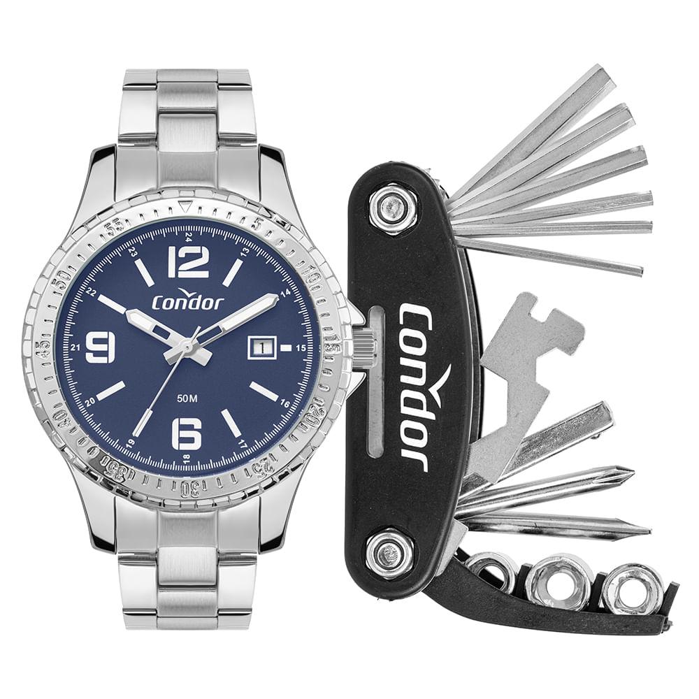 Kit Condor Masculino Militar Prata - CO2115NAI/K4A - 1