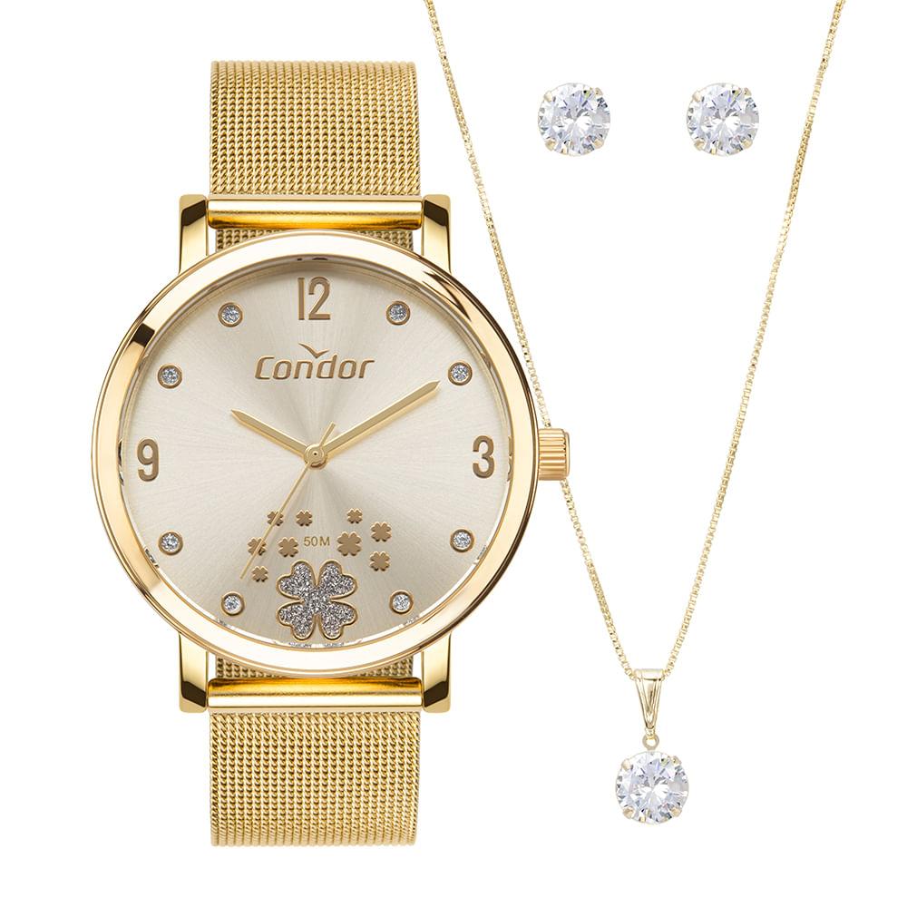 Kit Condor Feminino Mimos E Sutilezas Dourado - CO2035NGC/K4X - 1