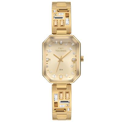 Relógio Technos Feminino Crystal Dourado - 2036NAW/1X