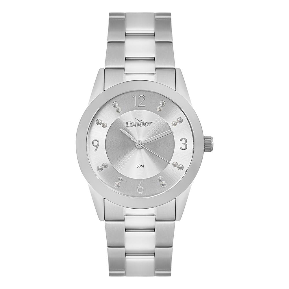 Relógio Condor Feminino Dia A Dia Prata - CO2035NQM/4K - 1