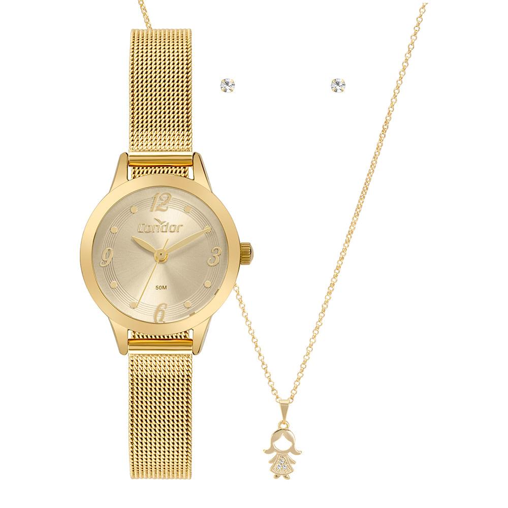 Kit Condor Feminino Mini Dourado - CO2035NPU/K4X - 1