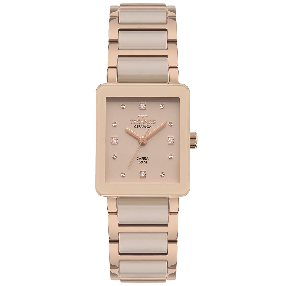 Relógio Technos Feminino Ceramic/saphire Dourado - 2035NCS/2D - 1