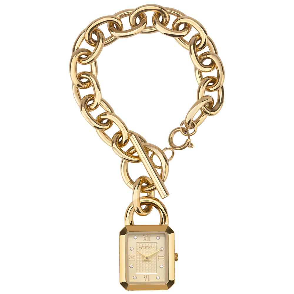 Relógio Euro Feminino Chains Dourado - EU2035YYF/4D - 1