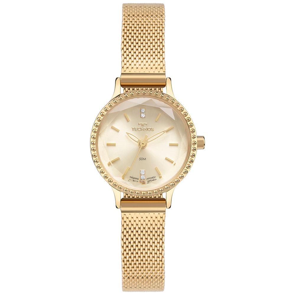 Relógio Technos Feminino Mini Dourado - GL32BG/1D - 1