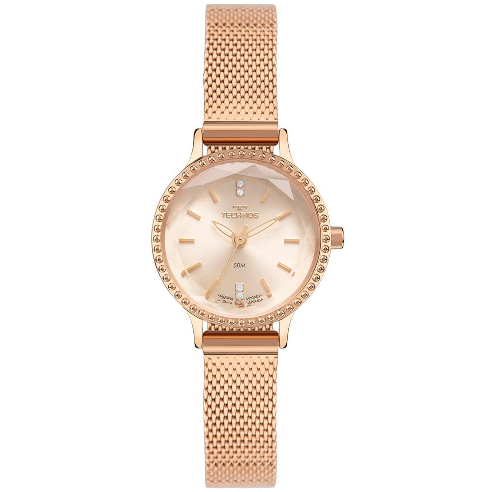 Relógio Technos Feminino Mini Rosé - GL32BH/1J - 1