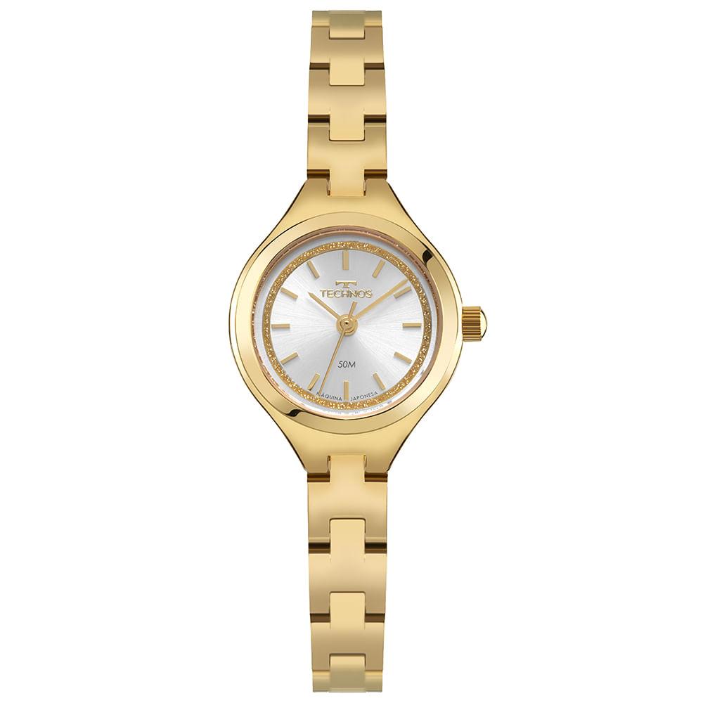 Relógio Technos Feminino Mini Dourado - 2035NAM/1K - 1