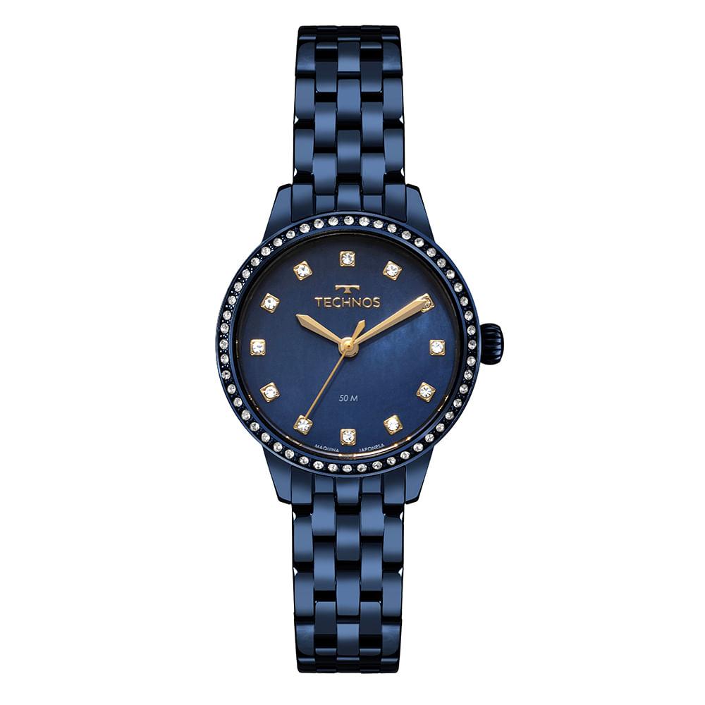 Relógio Technos Feminino St.moritz Azul - 2035NCF/1A - 1