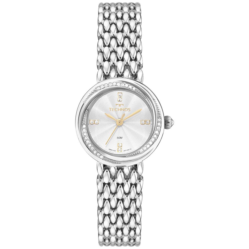 Relógio Technos Feminino Mini Joia Prata - 2035NBK/1K - 1