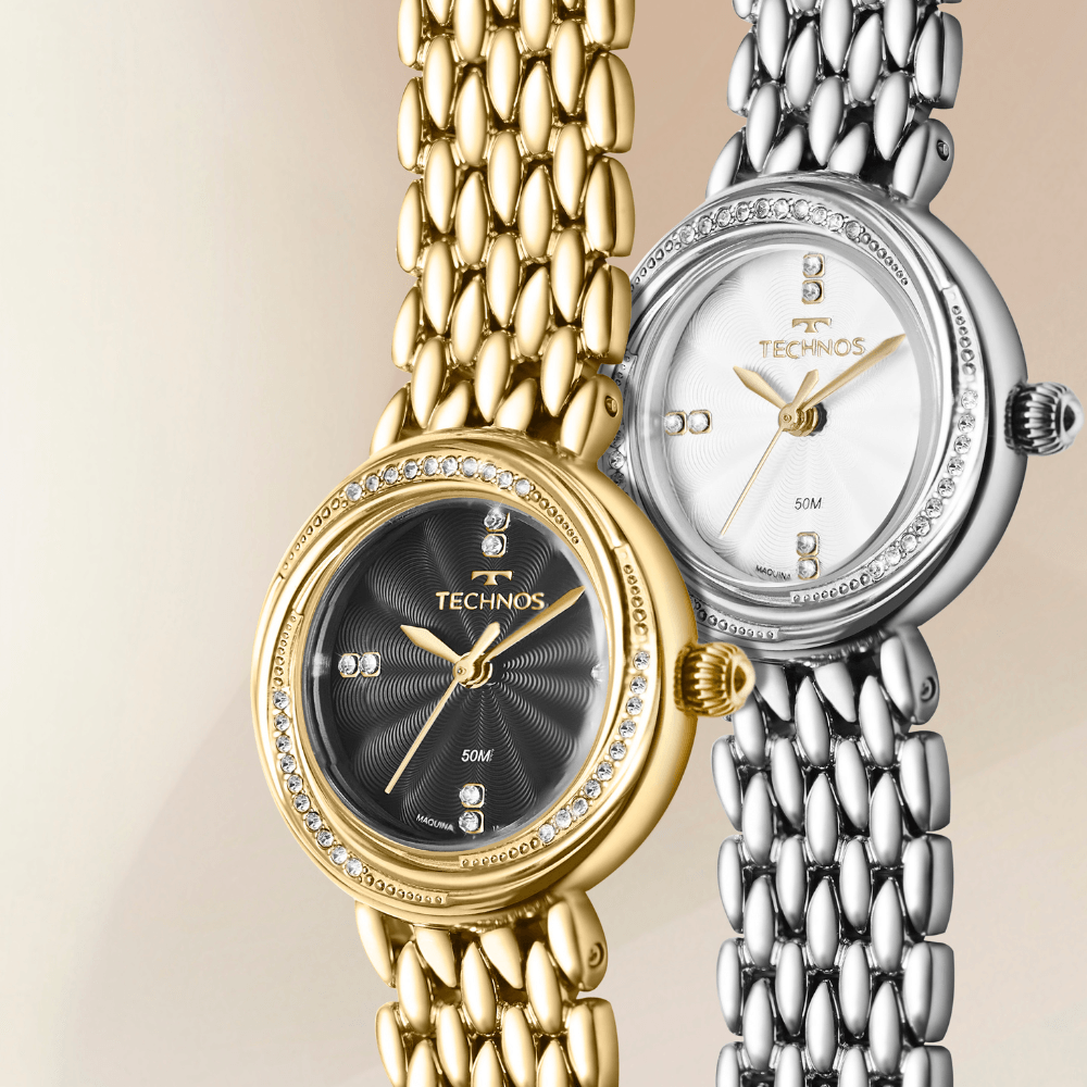 Relógio Technos Feminino Mini Joia Prata - 2035NBK/1K - 5