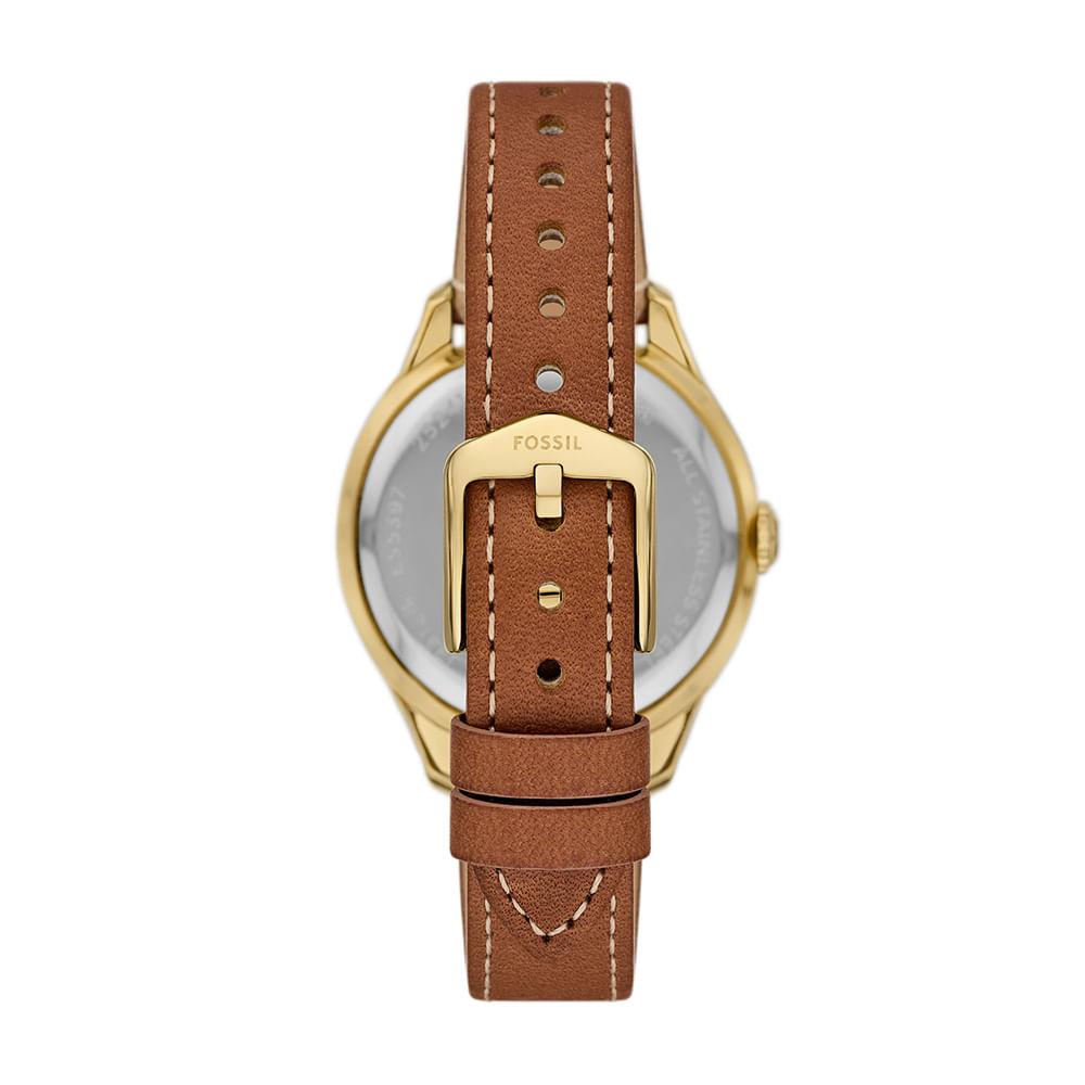 Relógio Fossil Feminino Fossil Dourado - ES5397/0KN - 3