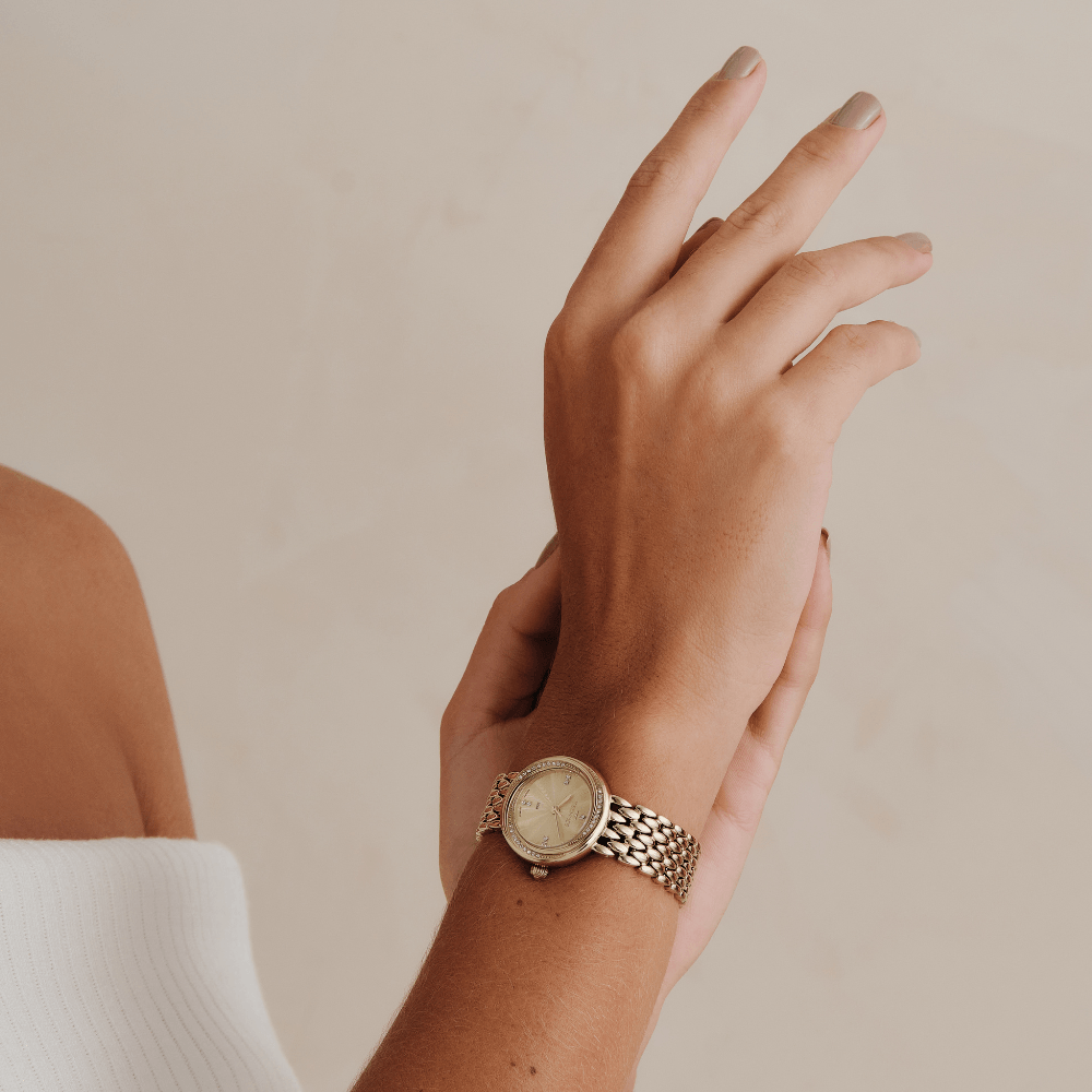 Relógio Technos Feminino Mini Joia Dourado - 2035NBL/1D - 5