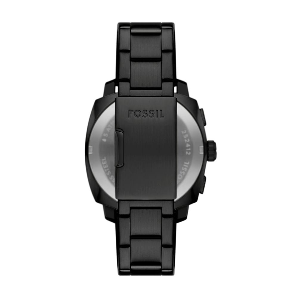 Relógio Fossil Masculino Machine Preto - FS6097/1PN - 2