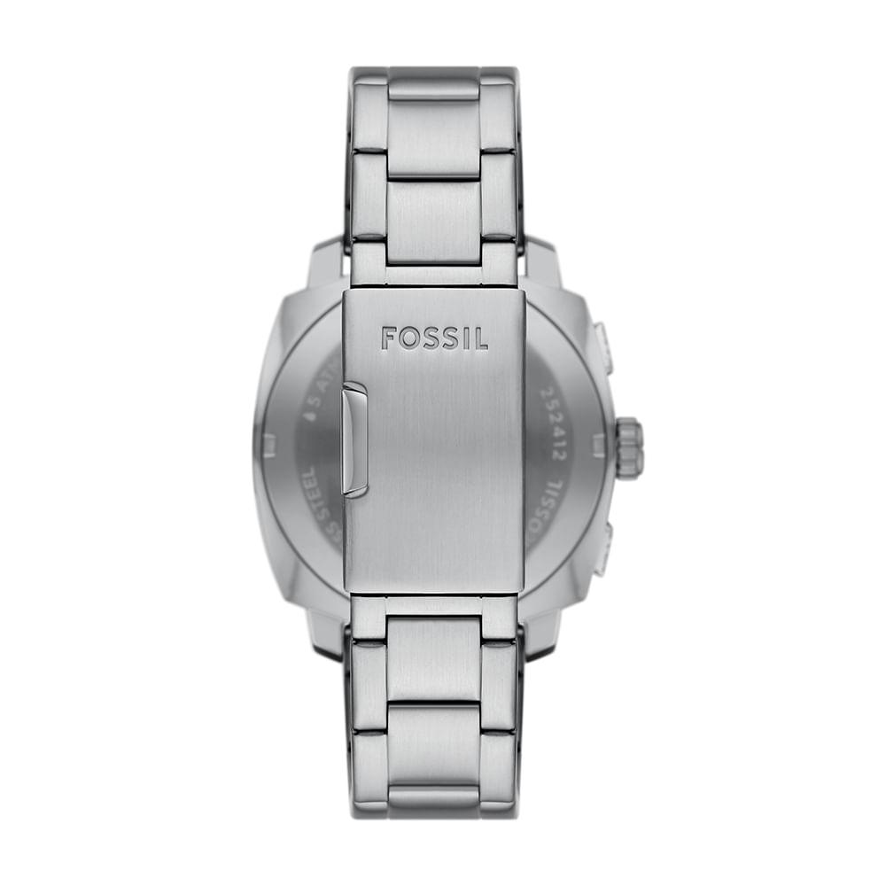 Relógio Fossil Masculino Machine Prata - FS6096/1AN - 3