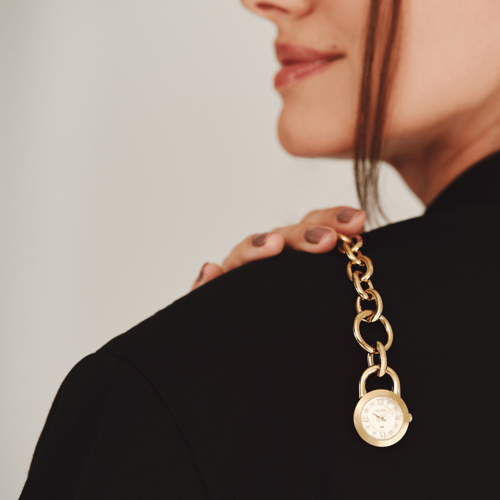 Relógio Euro Feminino Chains Dourado - EU2035YYD/4D - 2