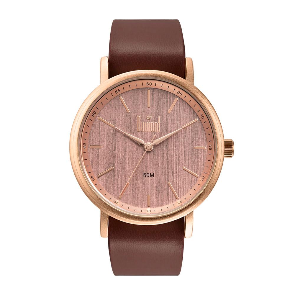 Relógio Dumont Feminino Dumont Dourado - DU2035MOC/4M - 1