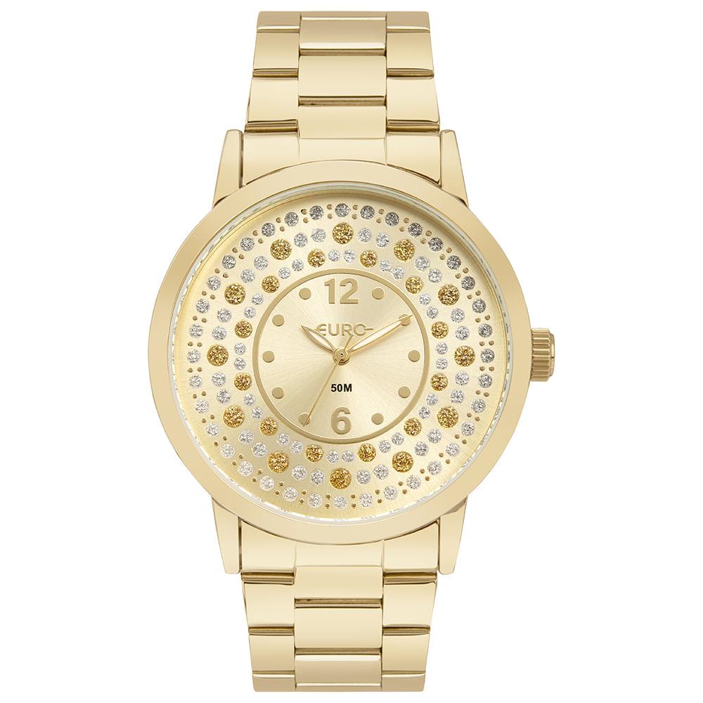 Relógio Euro Feminino Glitz Dourado - EU2035YUZ/4D - 1