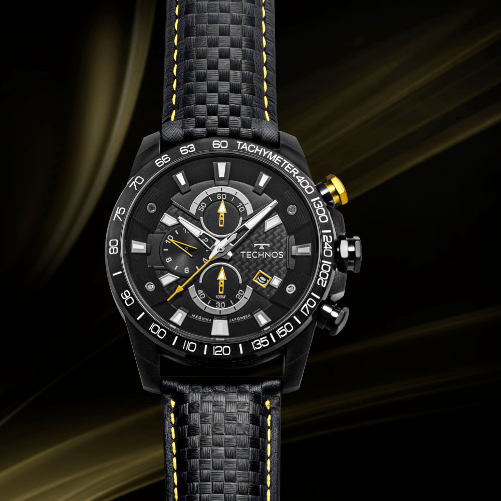 Relógio Technos Masculino Ts Carbon Preto - OS1ABT/0P - 5