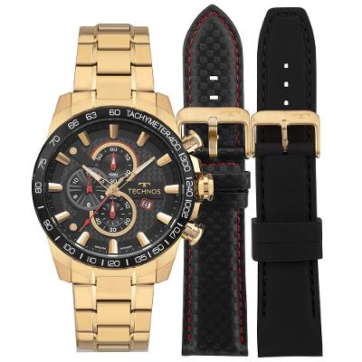 Relógio Technos Masculino Ts Carbon Dourado - OS1ABR/T1P