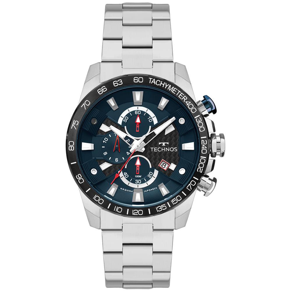 Relógio Technos Masculino Ts Carbon Prata - OS1ABW/1A - 1