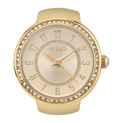 Relógio Anel Euro Feminino Unique Dourado - EU2035YYI/4D