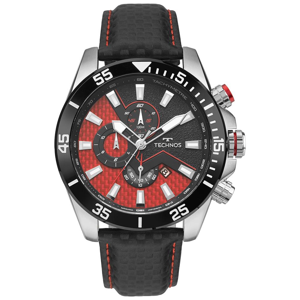 Relógio Technos Masculino Ts Carbon Prata - OS1ABV/0R - 1