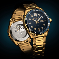 Relógio Technos Masculino Automático Dourado - 8205OZ/1A - 5