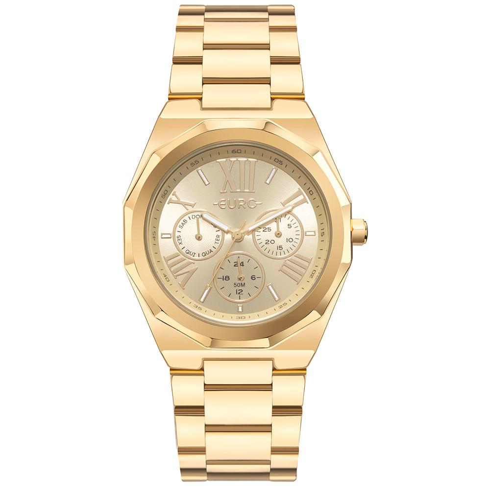 Relógio Euro Feminino Multiglow Dourado - EU6P29AJB/4D - 1