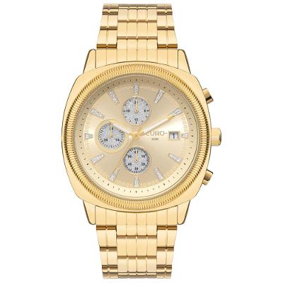 Relógio Euro Feminino Big Case Dourado - EUJS15AA/4D