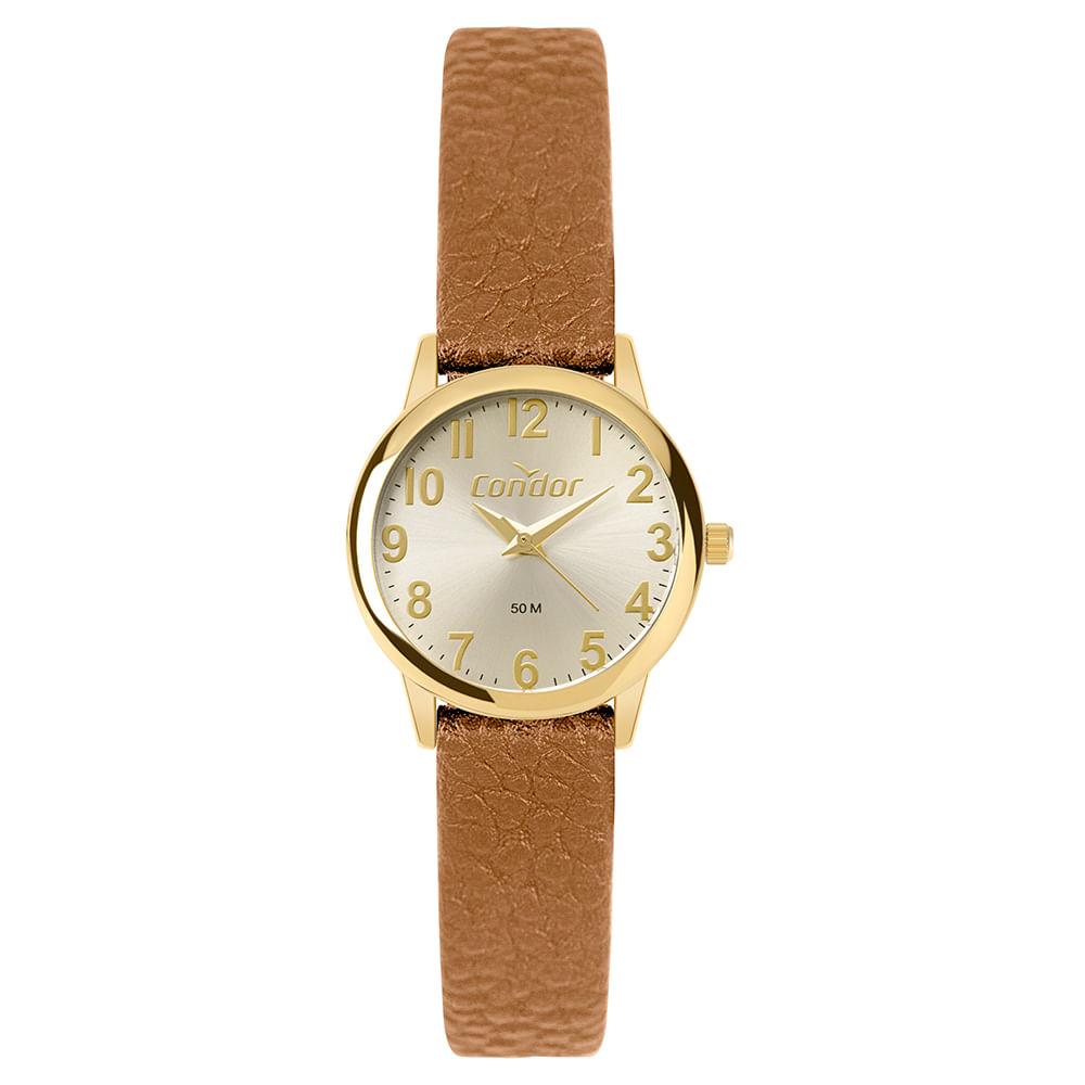 Relógio Condor Feminino Mini Dourado - CO2035NOX/3X - 1
