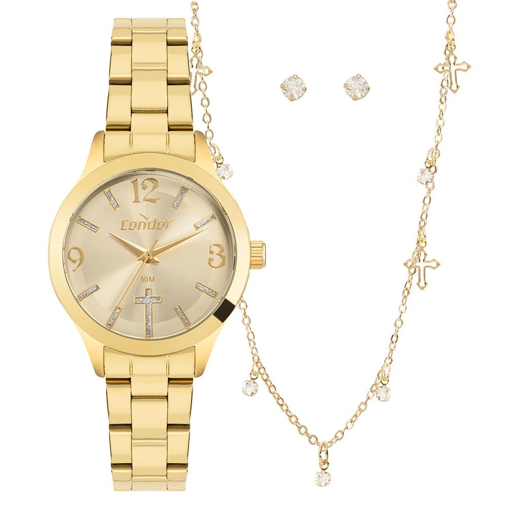 Kit Condor Feminino Mimos E Sutilezas Dourado - CO2035NSP/K4X - 1