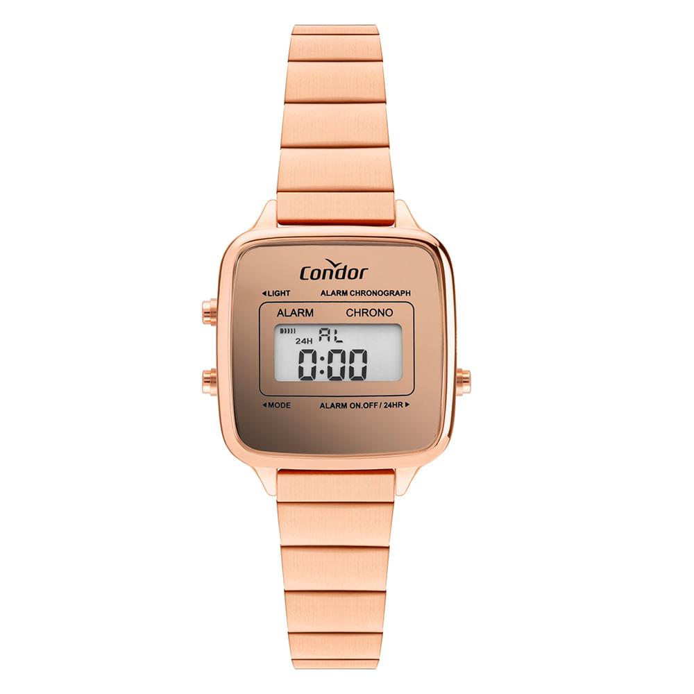 Relógio Condor Feminino Digital Rosé - COJHS512BAC/4J - 1