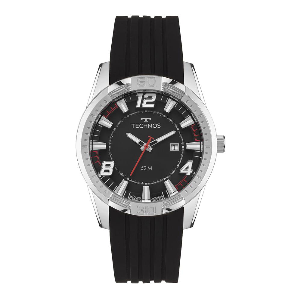 Relógio Technos Masculino Racer Prata - 2115UAD/2P - 1