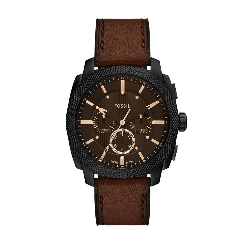 Relógio Fossil Masculino Machine Preto - FS6101/0PN - 1
