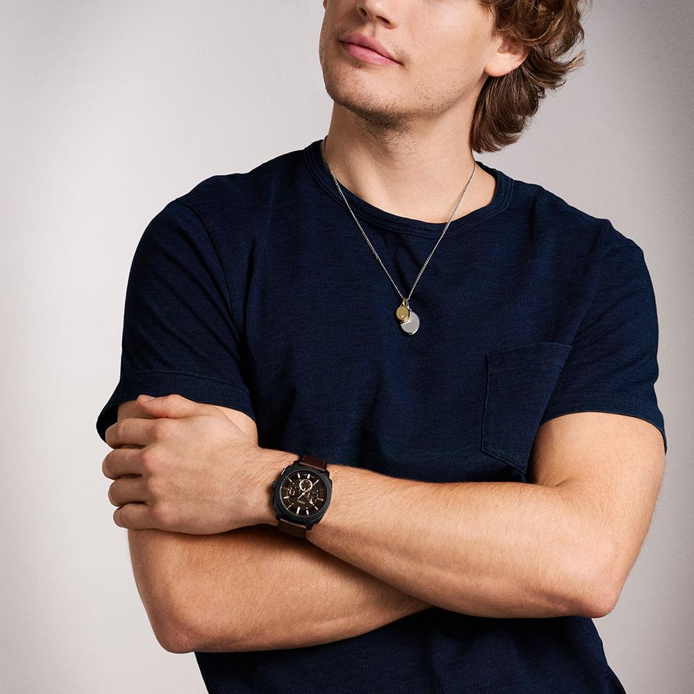 Relógio Fossil Masculino Machine Preto - FS6101/0PN - 4