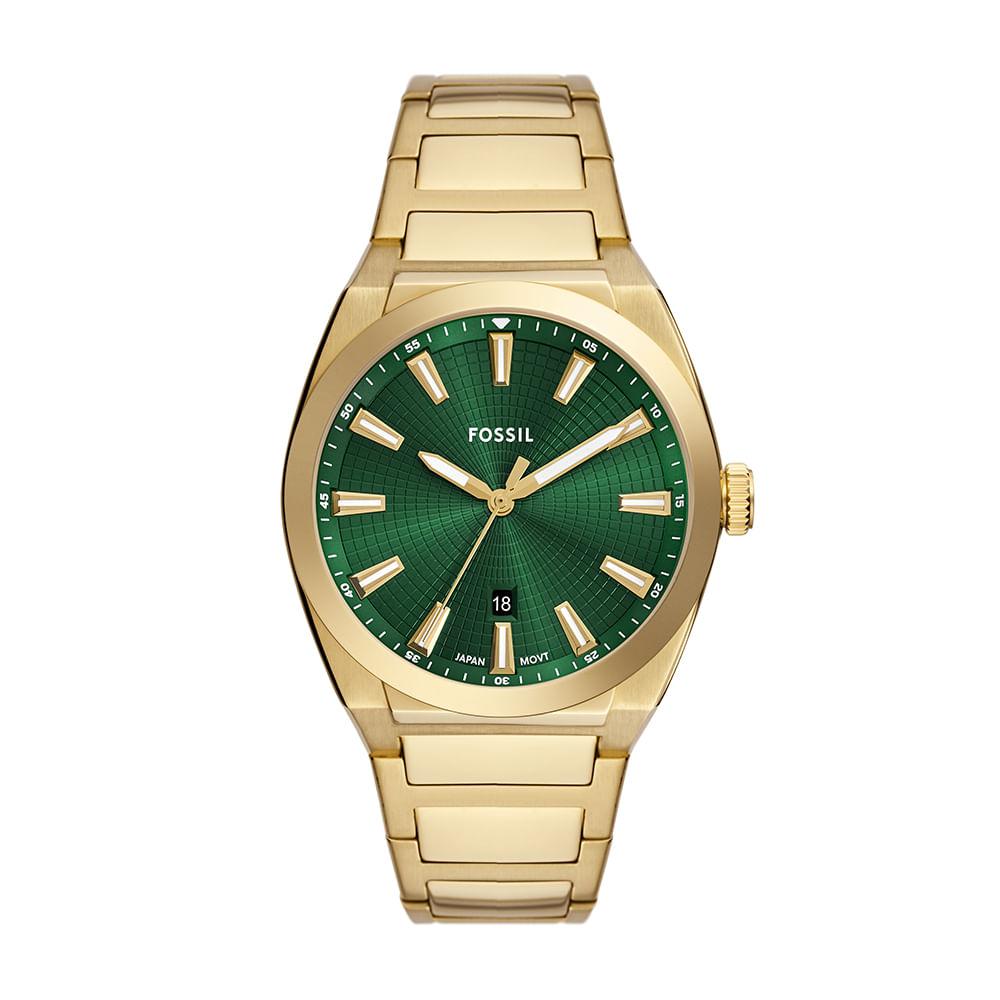 Relógio Fossil Masculino Everett Dourado - FS6090/1VN - 1