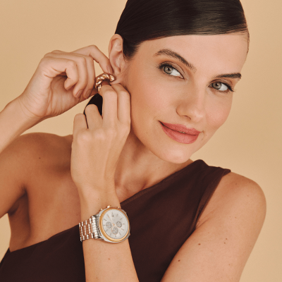 Relógio Euro Feminino Big Case Prata - EUJS15AB/4K