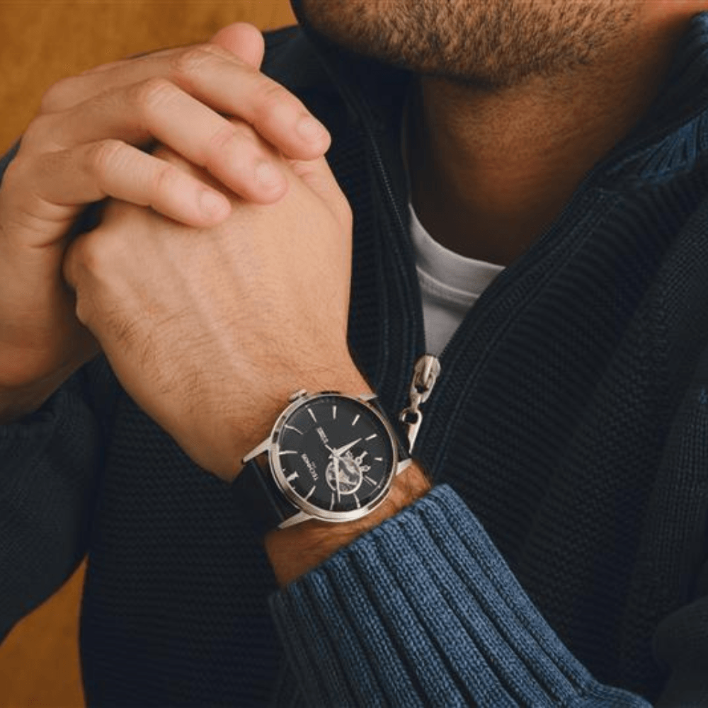 Relógio Technos Masculino Automático Prata - G3265BA/0P - 3