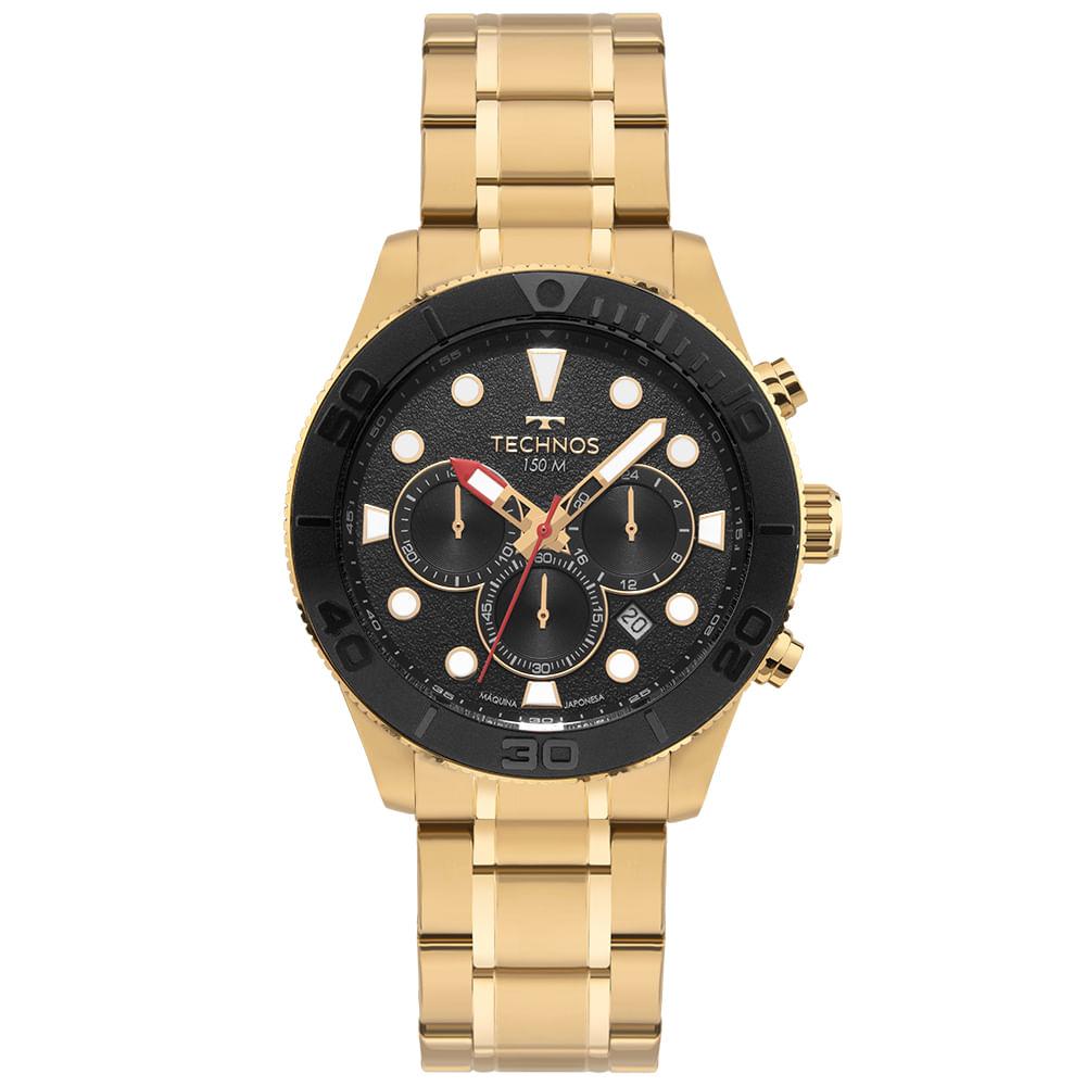Relógio Technos Masculino Acqua Dourado - JS25BCH/1P - 1