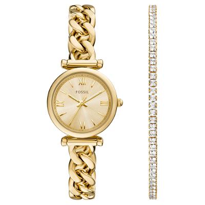 Relógio Fossil Feminino Carlie Dourado - ES5387SET/1DN
