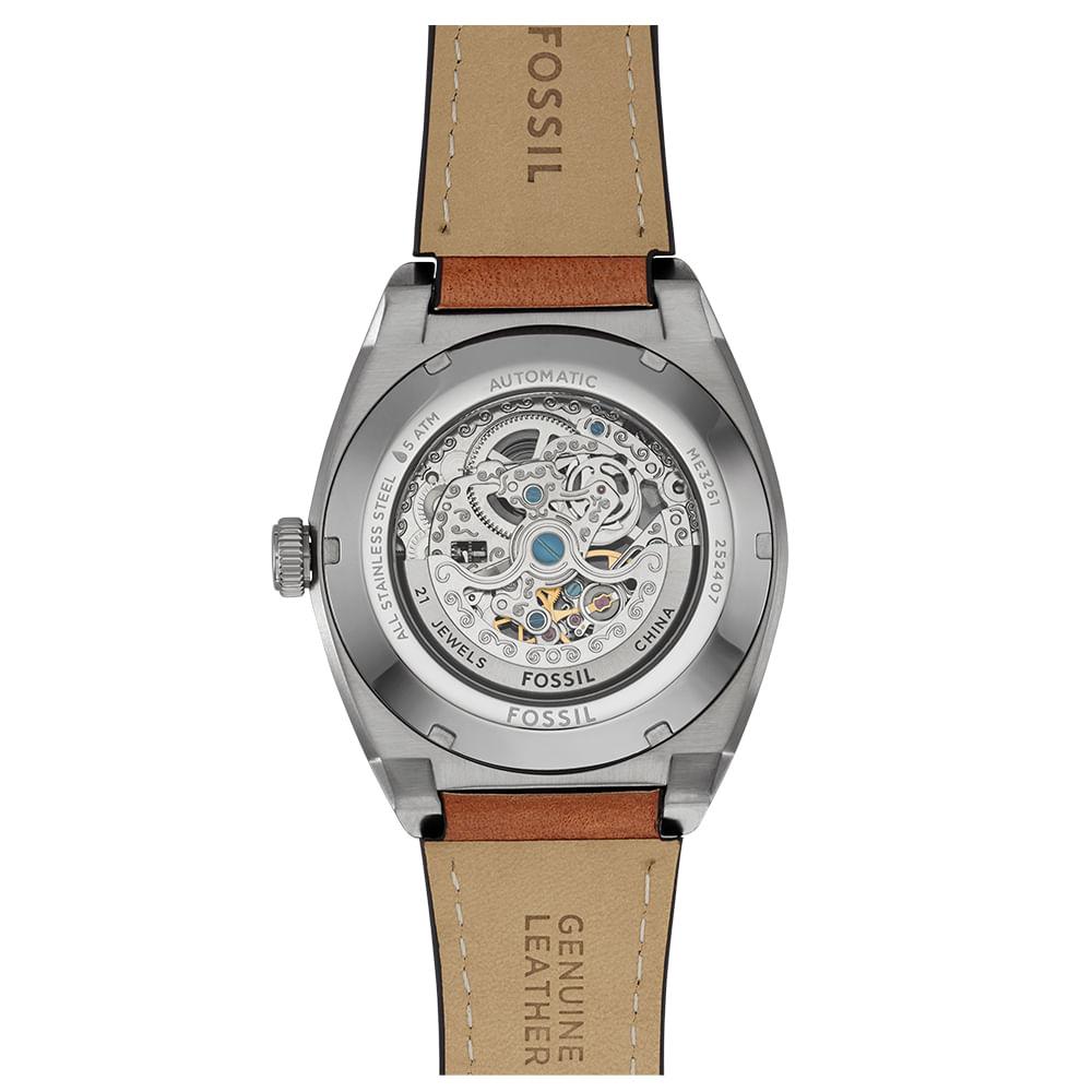 Relógio Fossil Masculino Everett Prata - ME3261/0VN - 4