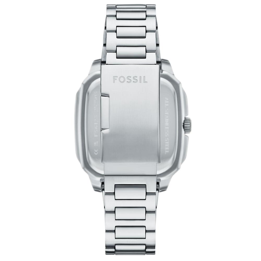 Relógio Fossil Masculino Crosby Prata - FS6121/1AN - 3